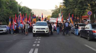 «Նիկոլ, դավաճանը» հնչեց նաև Արցախում