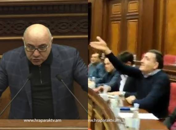 «Գուգո, ամոթ ա, ամոթ... դեբիլ». լարված իրավիճակ Ազգային ժողովում (տեսանյութ)