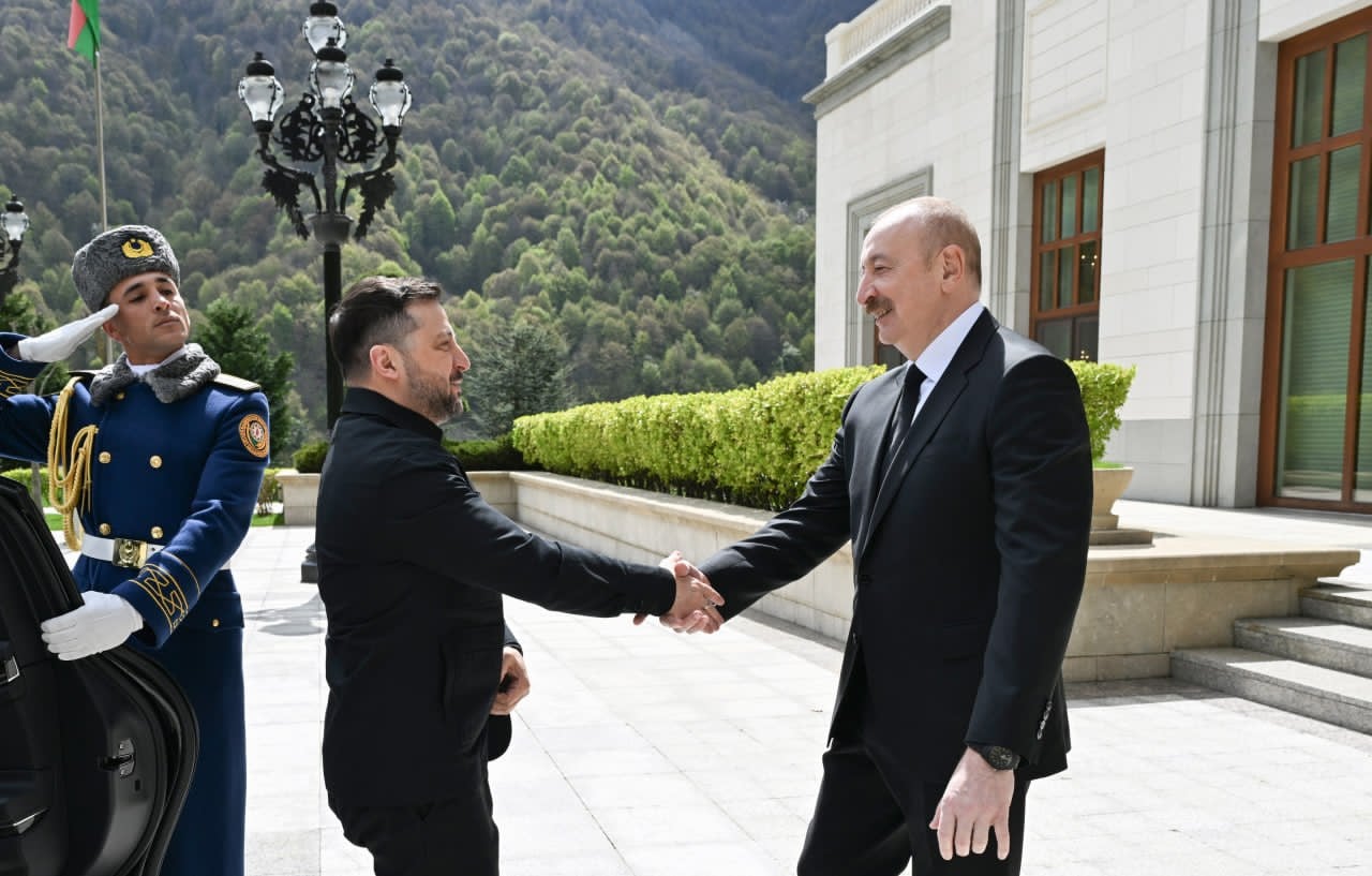 Զելենսկին Ադրբեջանում է․բանակցություններ՝ Ալիևի հետ