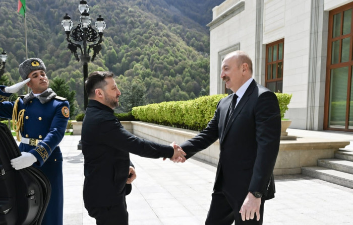 Զելենսկին Ադրբեջանում է․բանակցություններ՝ Ալիևի հետ