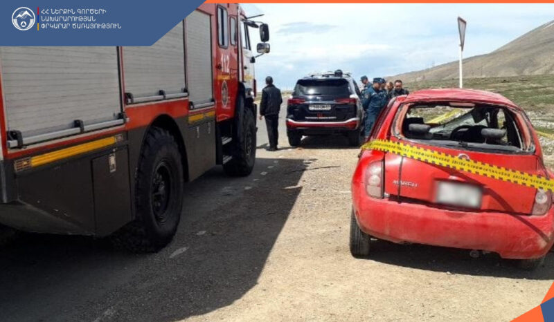 Խոշոր վթար․ վարորդը հոսպիտալացվել է