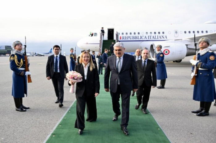 Ջորջա Մելոնին մեկնել է Ադրբեջան