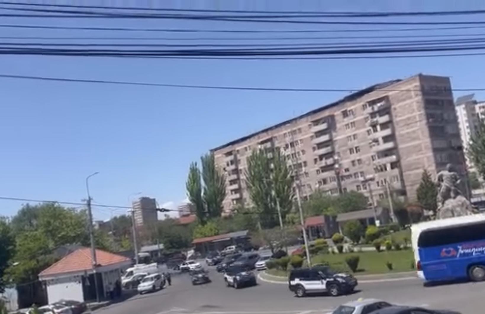 Աջափնյակ ոստիկանական մեծաթիվ ուժեր են բերվել