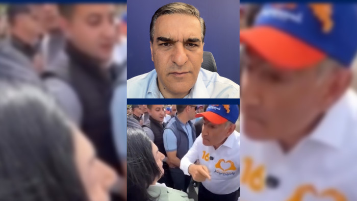 Հլը սրան, ոնց է խոսում մարդկանց հետ, չինովնիկի լկտի պահվածք․ Արման Թաթոյան