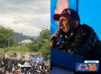Даже в Иджеване Пашиняну не удалось собрать достаточно людей, чтобы заполнить площадь.