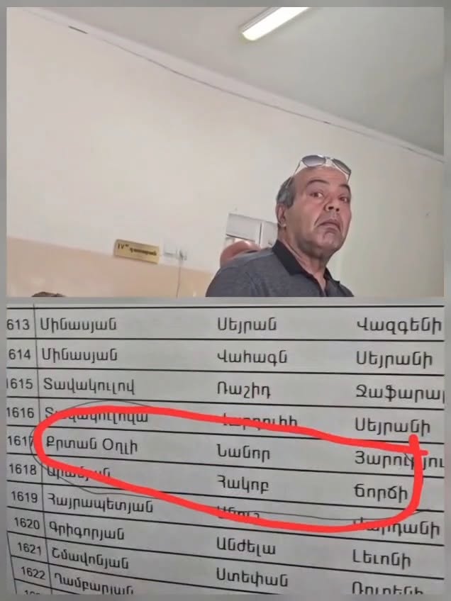 Քաղաքացին իր տան հասցեում հայտնաբերել է թուրք ընտրողի
