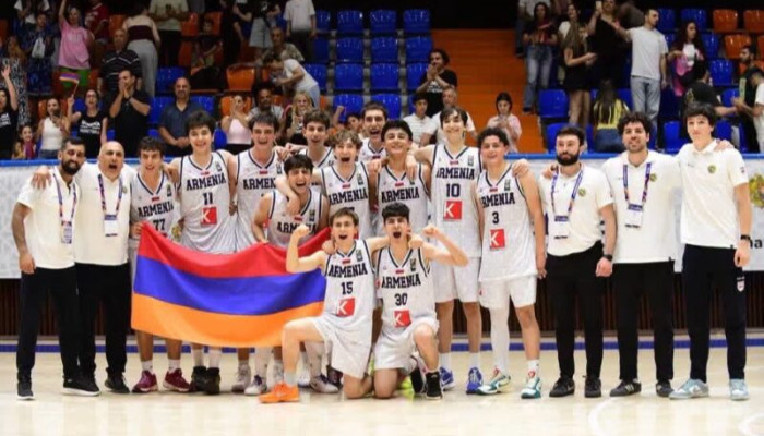 Բասկետբոլի ՀՀ-ի հավաքականը դարձել է ոսկե մեդալակիր